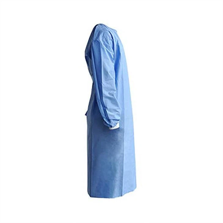 protective medical isolation gown