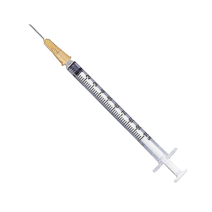Sterile Syringe With Needle Pe Blister Packing
